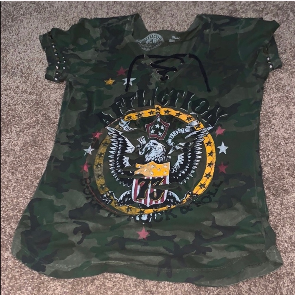 Affliction Camo T-shirt